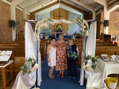 Decorating for a wedding